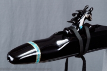 Nigerian Ebony Native American Flute, Minor, Low C-4, #K19L